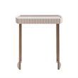 Lisbon Side Table - Silken Cream/Bronze