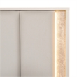 Pavira Queen Bed with LED Lights - Stone