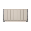 Pavira Queen Bed with LED Lights - Stone