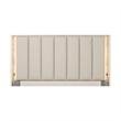 Pavira Queen Bed with LED Lights - Stone