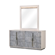Pavira Dresser with Mirror - Stone