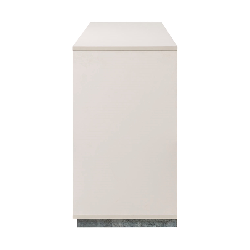 Pavira 6-Drawer Dresser - Stone