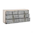 Pavira 6-Drawer Dresser - Stone