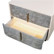 Pavira 2-Drawer Nightstand - Stone