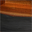 Kayner 1-Drawer Nightstand with LED Lights - Charcoal