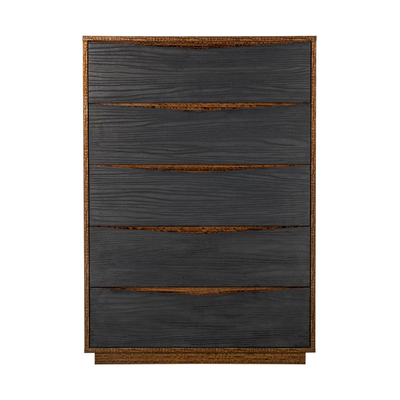 Kayner 5-Drawer Chest - Charcoal