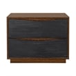 Kayner 2-Drawer Nightstand - Charcoal