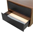 Kayner 2-Drawer Nightstand - Charcoal