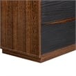 Kayner 2-Drawer Nightstand - Charcoal