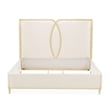 Scotts Square Eastern King Bed - Cornsilk/Light Champagne