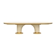 Scotts Square Oval Dining Table - Light Champagne