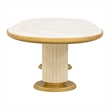 Scotts Square Oval Dining Table - Light Champagne