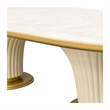 Scotts Square Oval Dining Table - Light Champagne