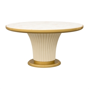 Scotts Square Round Dining Table - Light Champagne