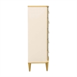 Scotts Square 5-Drawer Chest - Light Champagne