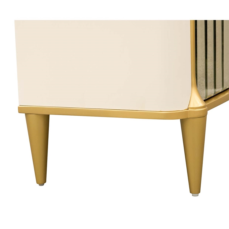 Scotts Square 5-Drawer Chest - Light Champagne