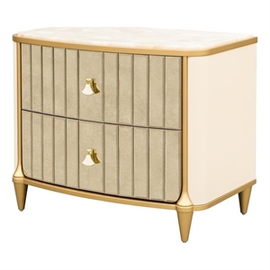Scotts Square Nightstand - Light Champagne