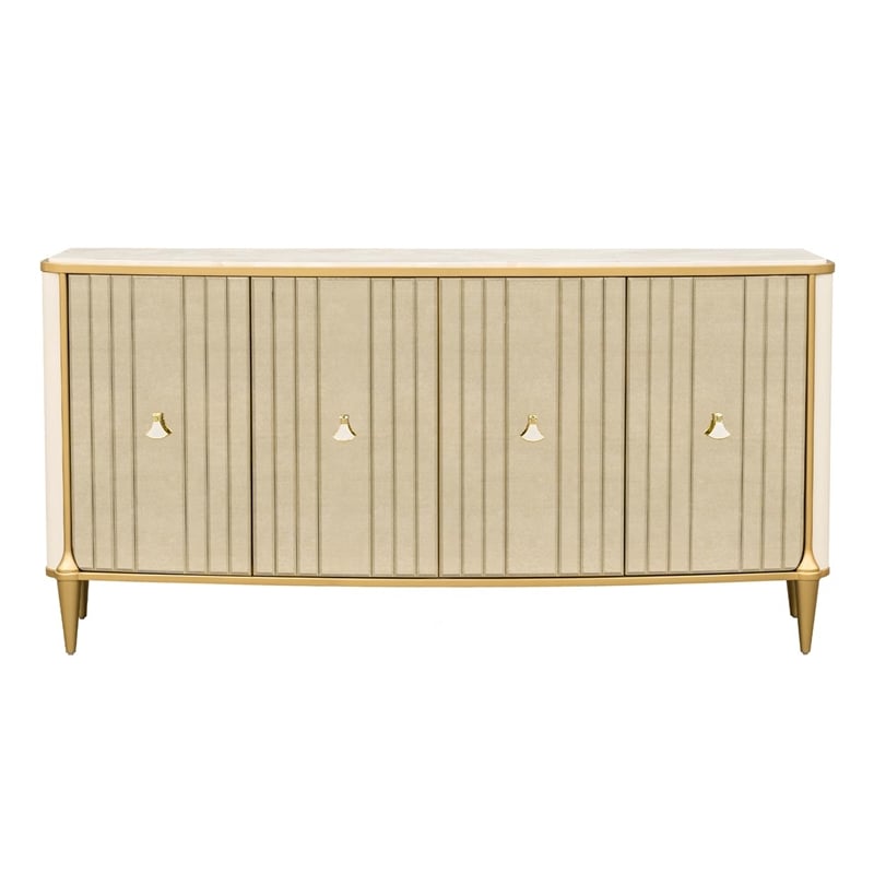 Scotts Square Mirrored Sideboard - Light Champagne