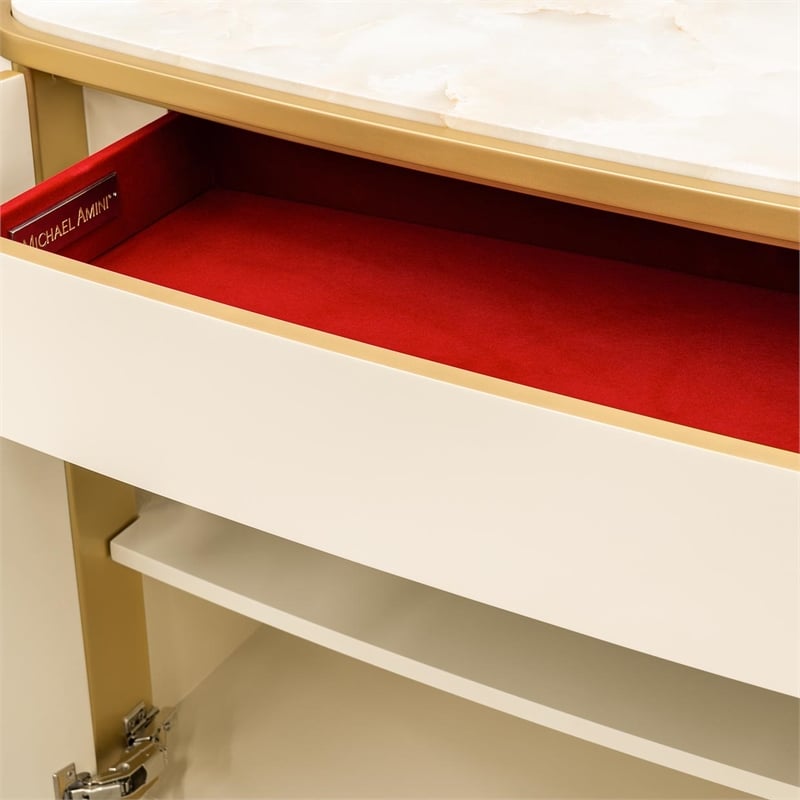 Scotts Square Mirrored Sideboard - Light Champagne