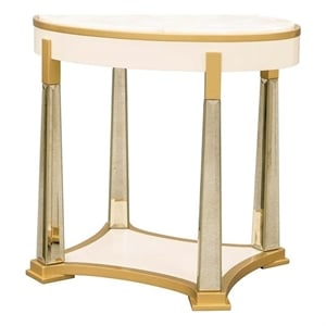 Scotts Square End Table - Light Champagne