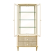 Scotts Square Display Cabinet - Light Champagne