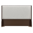 West Kensington Queen Bed - Buff/Medium Espresso