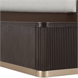 West Kensington Cal. King Bed - Buff/Medium Espresso