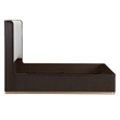West Kensington Eastern King Bed - Buff/Medium Espresso
