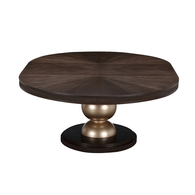 West Kensington Oval Dining Table - Medium Espresso