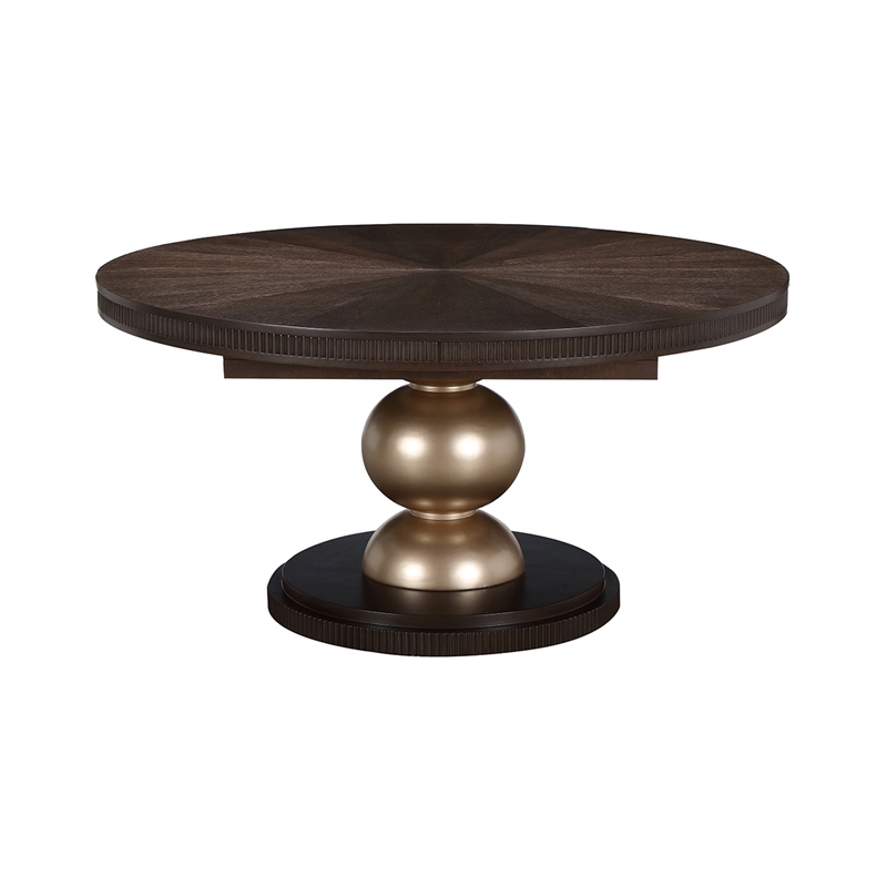West Kensington Oval Dining Table - Medium Espresso