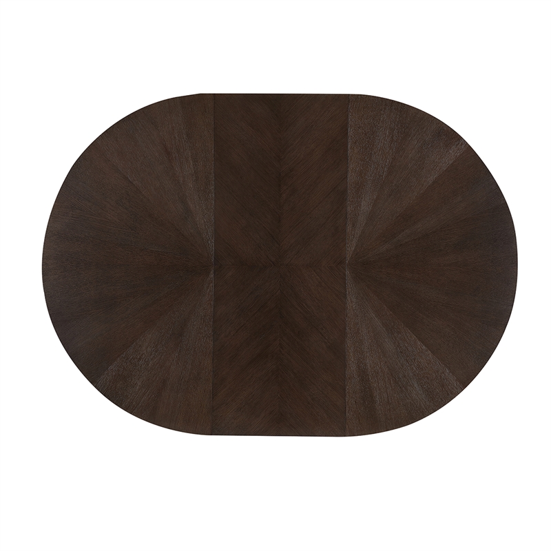 West Kensington Oval Dining Table - Medium Espresso