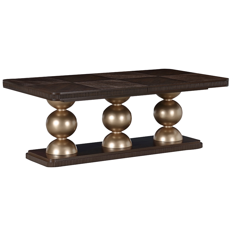 West Kensington Rectangular Dining Table - Medium Espresso