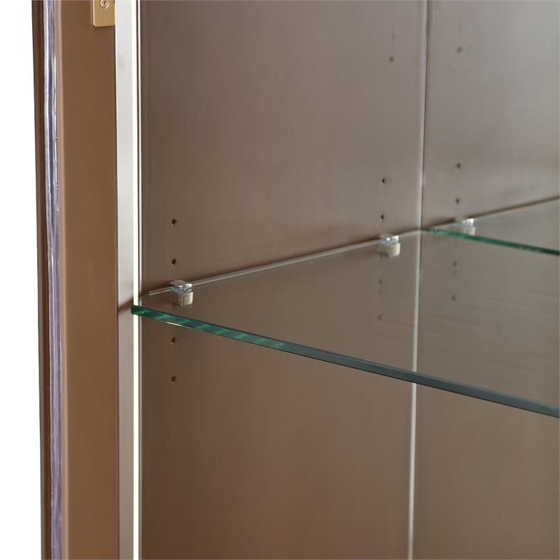 West Kensington Display Cabinet - Medium Espresso