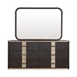 West Kensington Dresser with Mirror - Medium Espresso