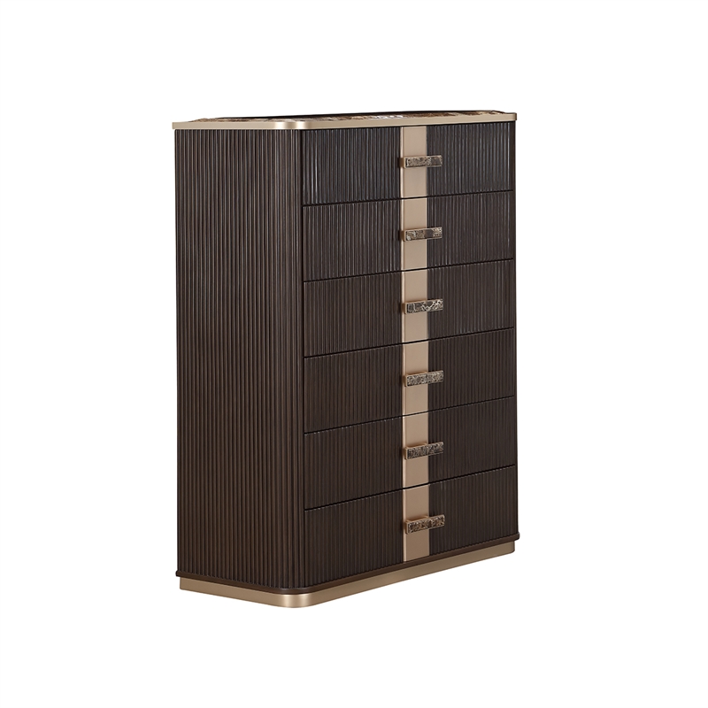 West Kensington Highboy Chest Medium Espresso