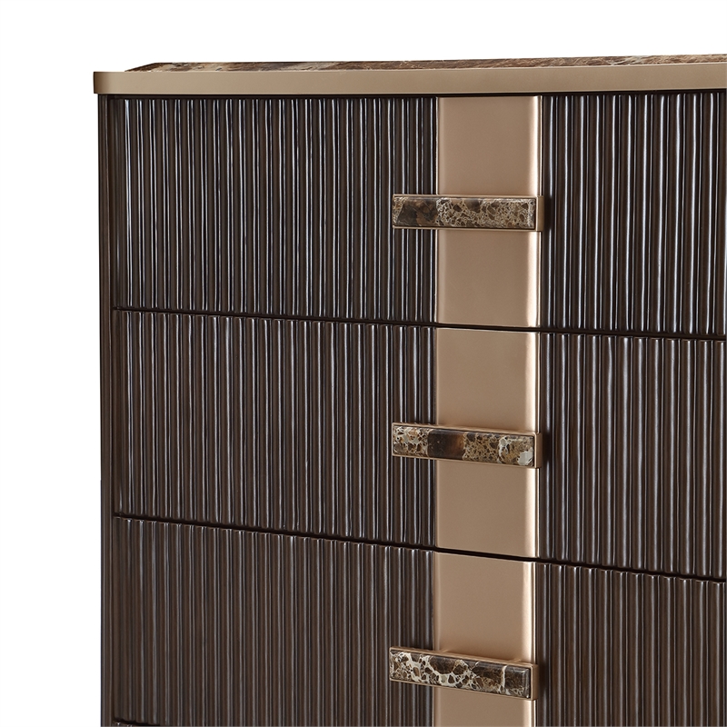 West Kensington Highboy Chest Medium Espresso