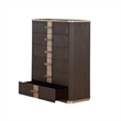 West Kensington Highboy Chest Medium Espresso