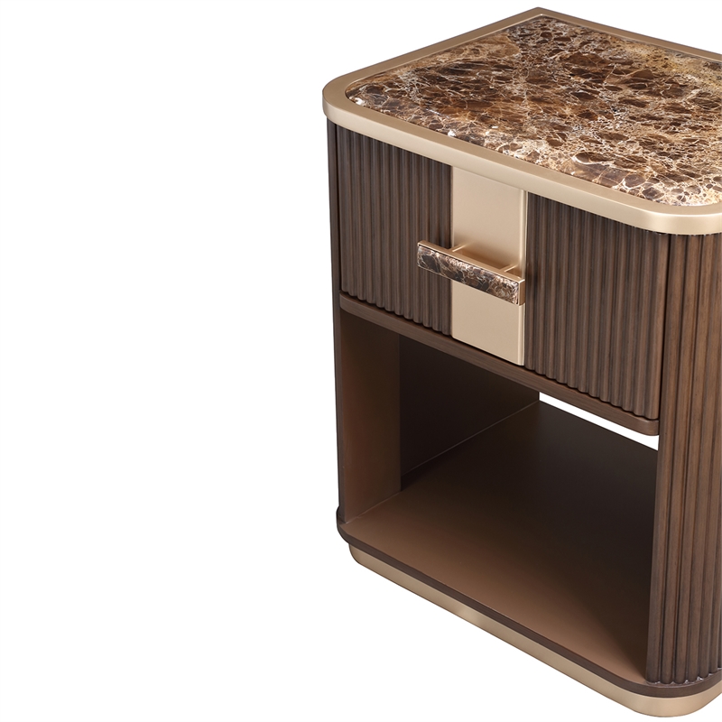 West Kensington 1-Drawer Nightstand - Medium Espresso