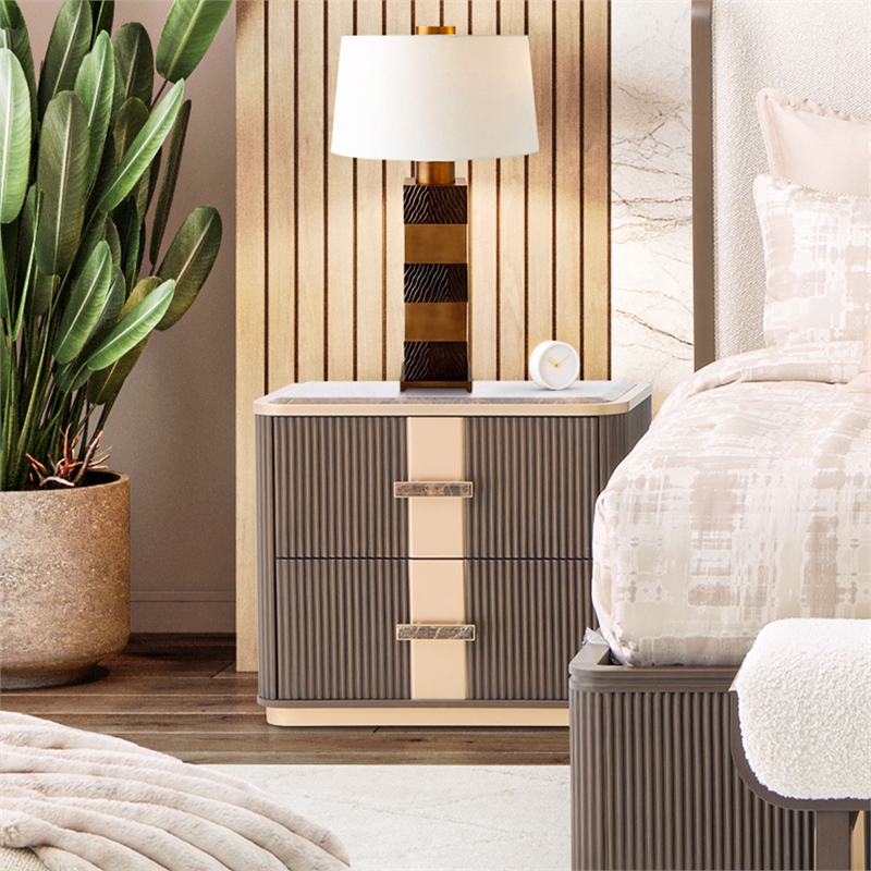 West Kensington 2-Drawer Nightstand - Medium Espresso
