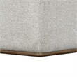 West Kensington Boucle Vanity Chair - Buff/Medium Espresso