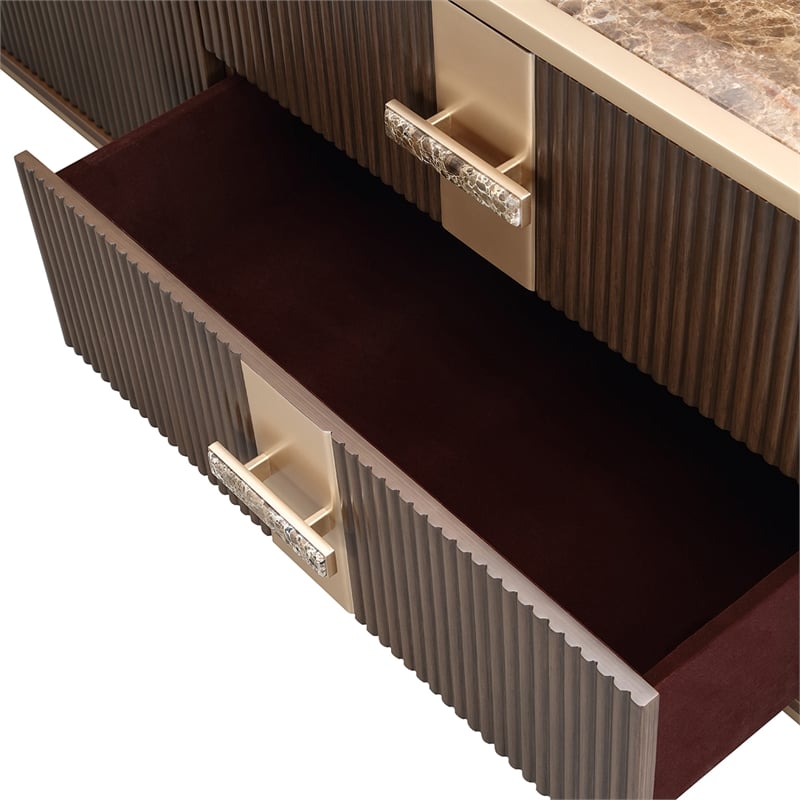 West Kensington Media Cabinet - Medium Espresso