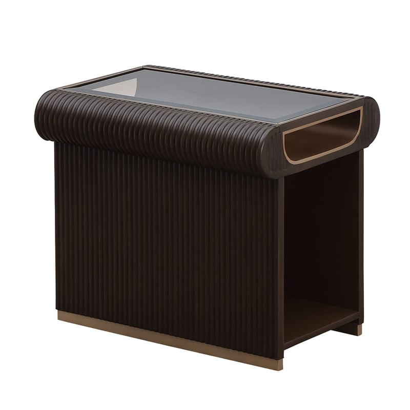 West Kensington End Table - Medium Espresso
