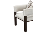 West Kensington Accent Chair - Buff/Medium Espresso