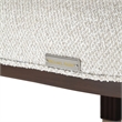 West Kensington Accent Chair - Buff/Medium Espresso