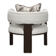 West Kensington Accent Chair - Buff/Medium Espresso