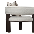 West Kensington Accent Chair - Buff/Medium Espresso