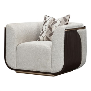 West Kensington Matching Chair - Buff/Medium Espresso