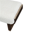 West Kensington Accent Bench - Cream Puff/Medium Espresso