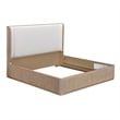 West Kensington Boucle Queen Bed - Sea Salt Caramel