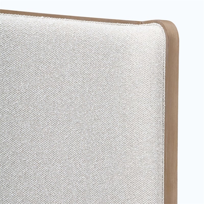 West Kensington Boucle Queen Bed - Sea Salt Caramel